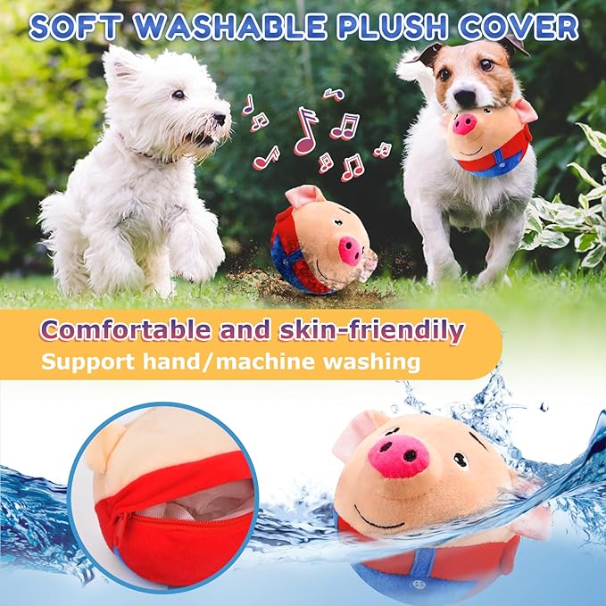 Zynco™ Interactive Bouncing Piggy Toy