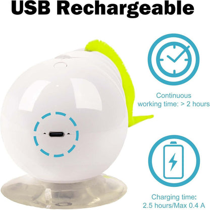 WhiskerWhirl™ | Trigger the hunt – Smart  Interactive Motion Cat Toy
