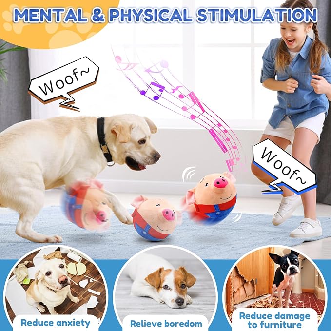 Zynco™ Interactive Bouncing Piggy Toy