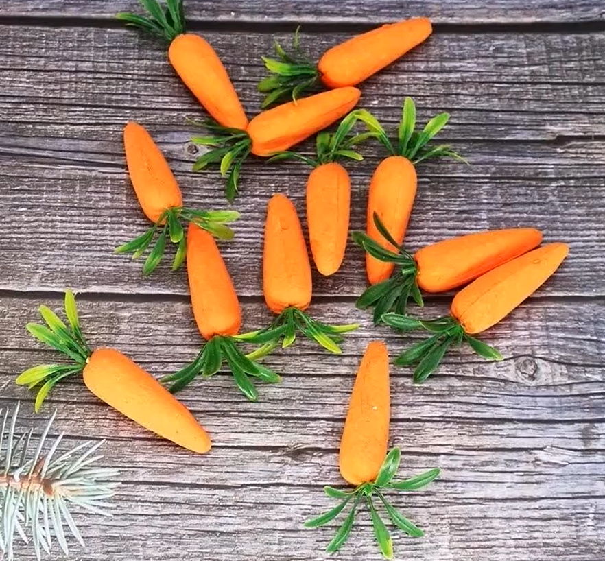 🥕 Bunby’s Perfect Match: 12-Piece Easter Carrot Accessory Set