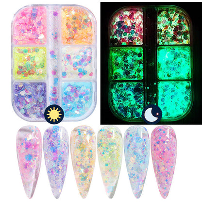 Luminous Nail Powder